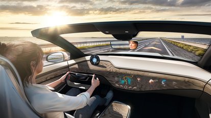 Continental Showcases Curved Display with Invisible Control Panel and  Innovation for Driver Identification