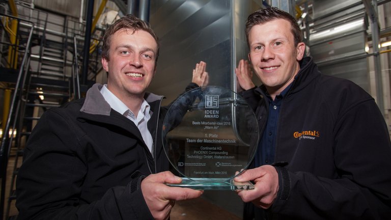 Patrick Kaufmann and Michael Börner, energy management in Waltershausen