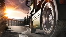 How can tires help reduce CO2 emissions from commercial vehicles?